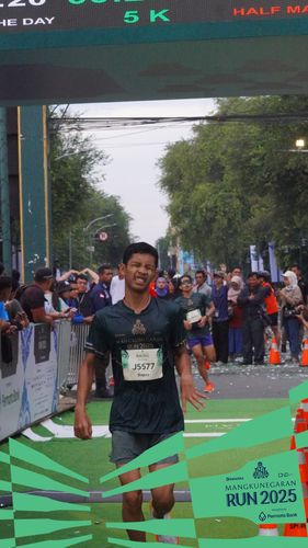 Race photo from Mangkunegaran Run 2025