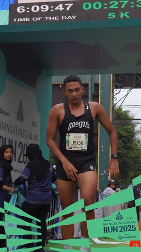 Race photo from Mangkunegaran Run 2025
