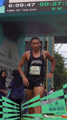 Race photo from Mangkunegaran Run 2025