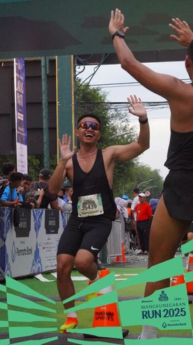 Race photo from Mangkunegaran Run 2025