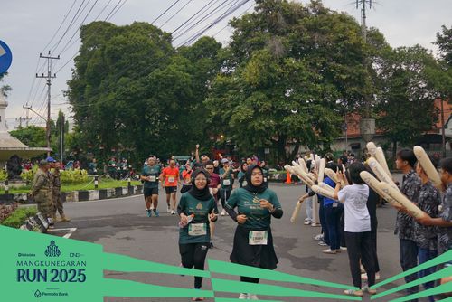 Race photo from Mangkunegaran Run 2025