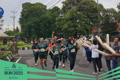 Race photo from Mangkunegaran Run 2025