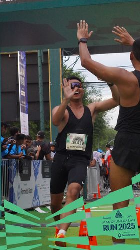 Race photo from Mangkunegaran Run 2025