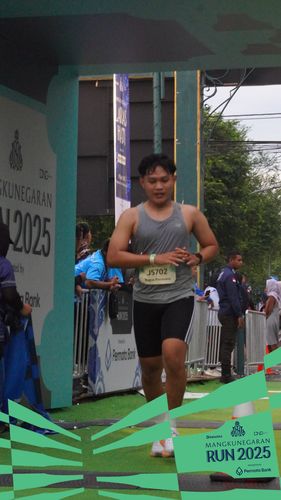Race photo from Mangkunegaran Run 2025