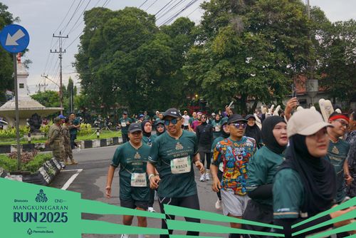 Race photo from Mangkunegaran Run 2025