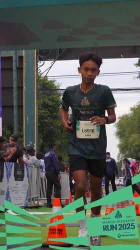 Race photo from Mangkunegaran Run 2025