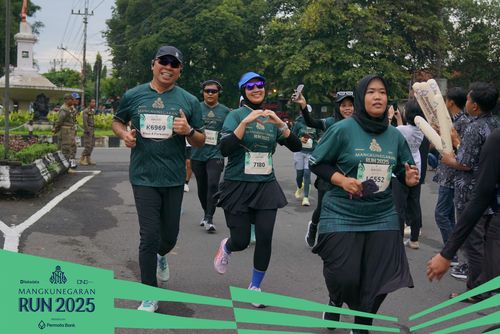 Race photo from Mangkunegaran Run 2025