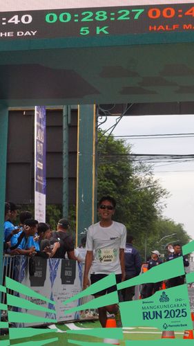 Race photo from Mangkunegaran Run 2025