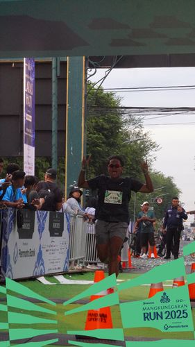 Race photo from Mangkunegaran Run 2025