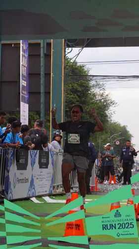 Race photo from Mangkunegaran Run 2025
