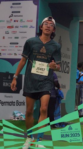 Race photo from Mangkunegaran Run 2025
