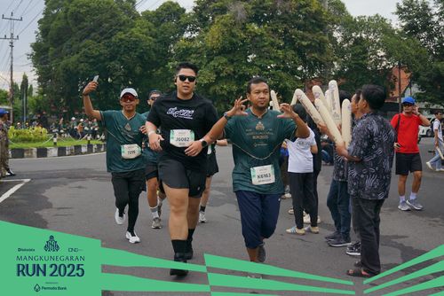 Race photo from Mangkunegaran Run 2025