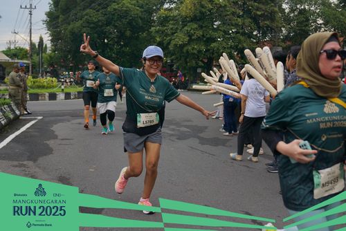Race photo from Mangkunegaran Run 2025