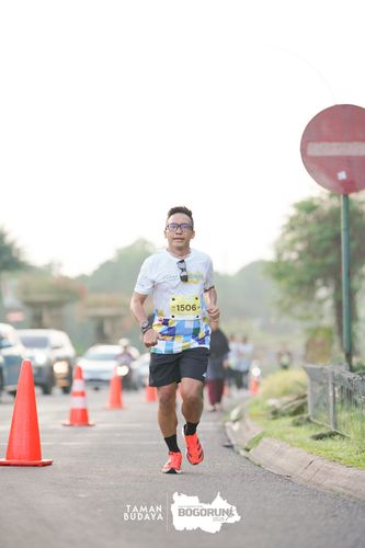 Race photo from Taman Budaya x BOGORUN 2025