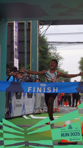 Race photo from Mangkunegaran Run 2025