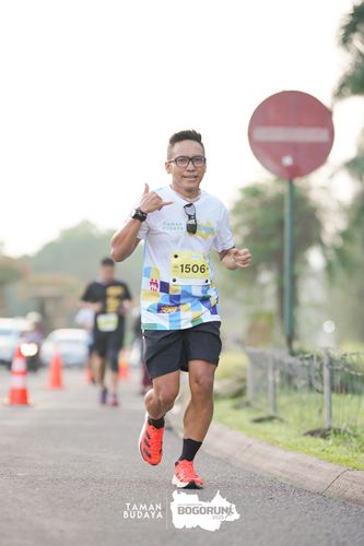 Race photo from Taman Budaya x BOGORUN 2025