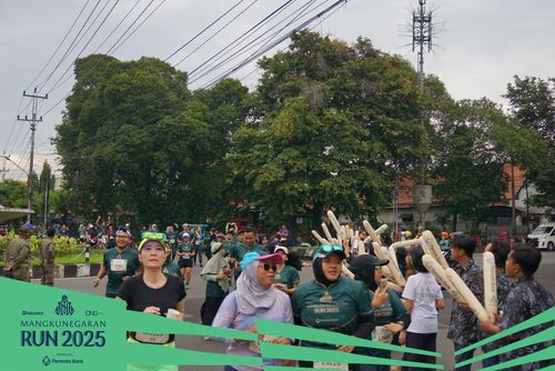 Race photo from Mangkunegaran Run 2025