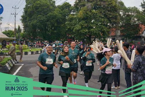 Race photo from Mangkunegaran Run 2025