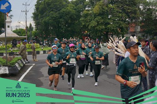 Race photo from Mangkunegaran Run 2025