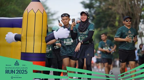 Race photo from Mangkunegaran Run 2025