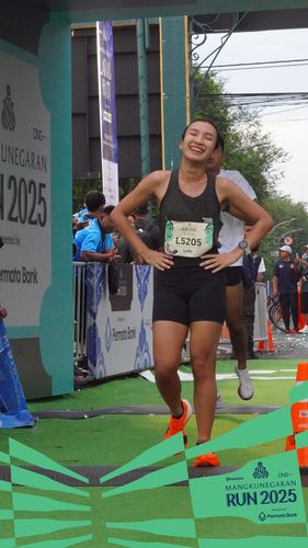 Race photo from Mangkunegaran Run 2025