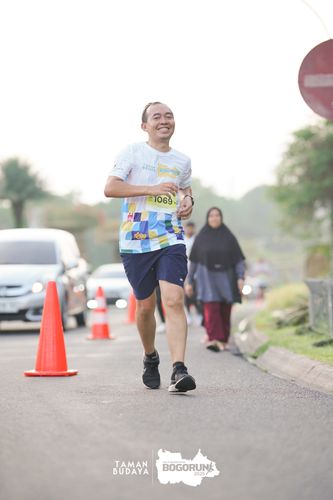 Race photo from Taman Budaya x BOGORUN 2025