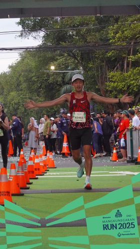 Race photo from Mangkunegaran Run 2025