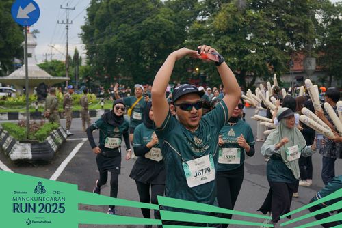 Race photo from Mangkunegaran Run 2025
