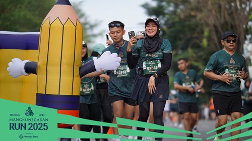 Race photo from Mangkunegaran Run 2025