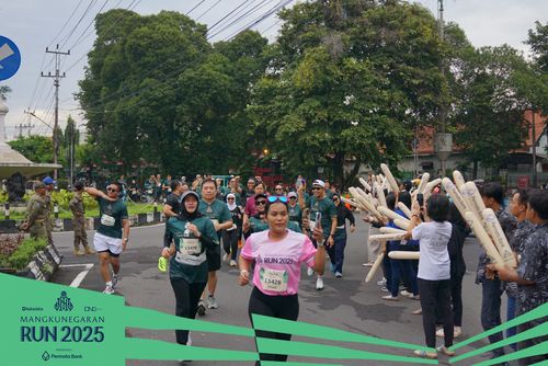 Race photo from Mangkunegaran Run 2025