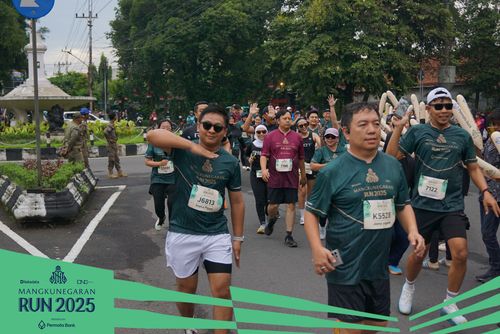 Race photo from Mangkunegaran Run 2025