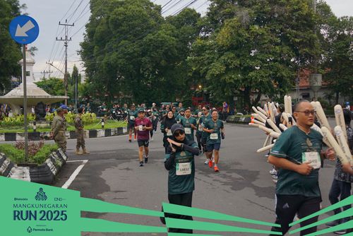 Race photo from Mangkunegaran Run 2025