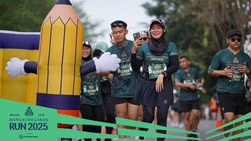 Race photo from Mangkunegaran Run 2025