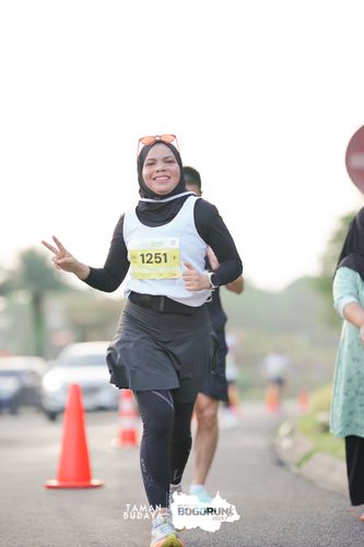 Race photo from Taman Budaya x BOGORUN 2025