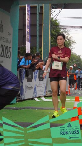 Race photo from Mangkunegaran Run 2025