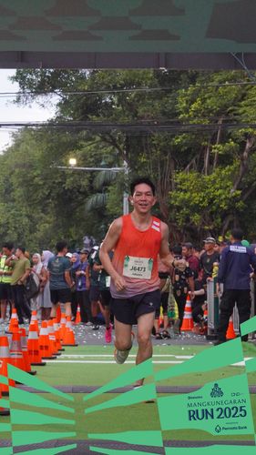 Race photo from Mangkunegaran Run 2025