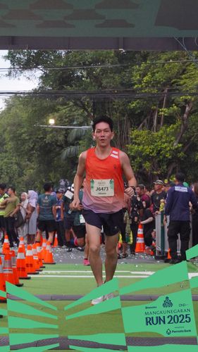 Race photo from Mangkunegaran Run 2025