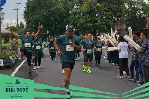 Race photo from Mangkunegaran Run 2025