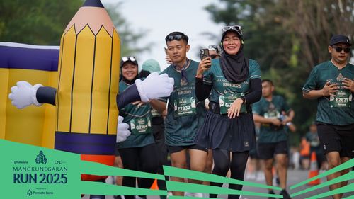 Race photo from Mangkunegaran Run 2025