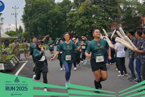 Race photo from Mangkunegaran Run 2025
