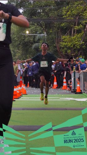Race photo from Mangkunegaran Run 2025