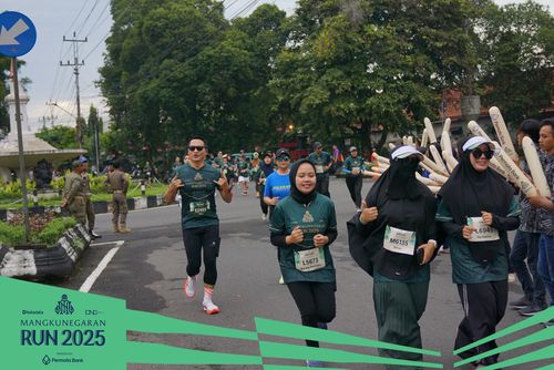 Race photo from Mangkunegaran Run 2025