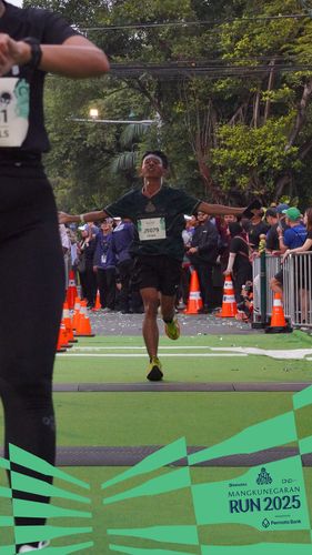 Race photo from Mangkunegaran Run 2025