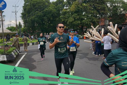 Race photo from Mangkunegaran Run 2025