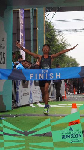 Race photo from Mangkunegaran Run 2025