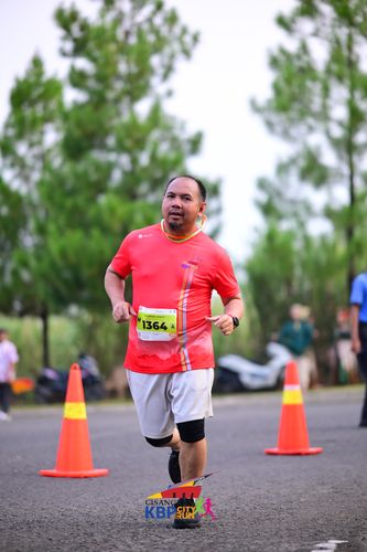 Race photo from CISANGKAN KBP CITY RUN 2025