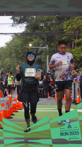 Race photo from Mangkunegaran Run 2025
