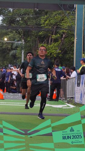 Race photo from Mangkunegaran Run 2025