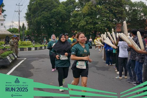 Race photo from Mangkunegaran Run 2025