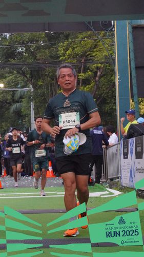 Race photo from Mangkunegaran Run 2025